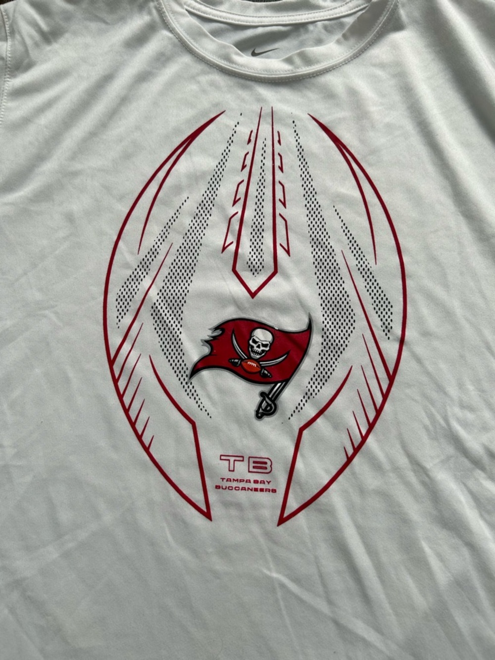 Nike Buccaneers Dri-Fit Shirt Men’s Size M NFL Tampa Bay - Picture 4 of 12